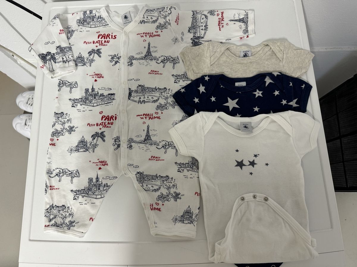 Petit Bateau Kleiderpakete & -sets: Petite Bateau Set, Gr. 6 Mt. – Gebraucht aus Frenkendorf von banemk12 1