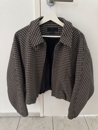 Trendige karierte Jacke, perfekt für den Übergang!