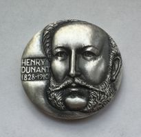 Medaille Henri Dunant 1828-1910 Silber unz 74.2 g