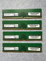 Micron 32GB RAM Kit (4x8GB) DDR4 2666MHz PC4-2666V