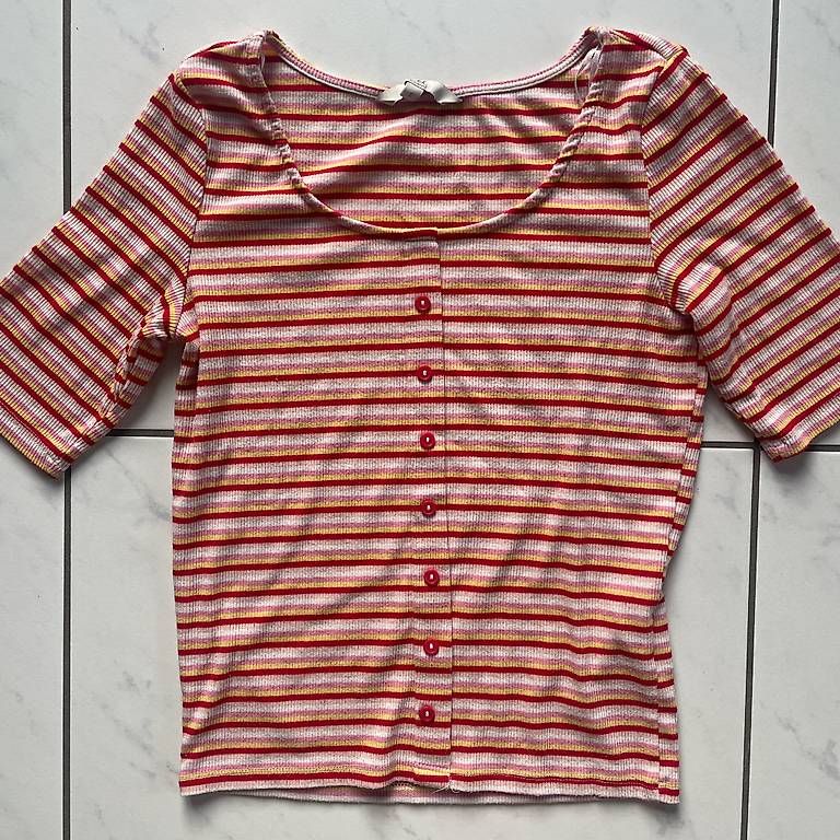 Top: Crop Top gestreift  – Usato da Itingen venduto da alexasoldie