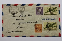 Luftpost-Brief USA 1946