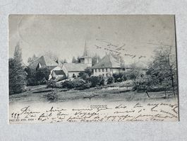 Alte Ansichtskarte von GINGINS, 1910