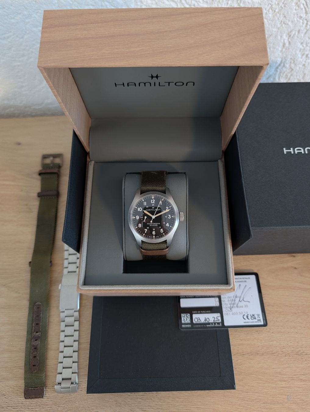 Hamilton Orologi: Khaki Field Power Reserve 40 mm – Usato da Mols venduto da Mountain_Picture 1