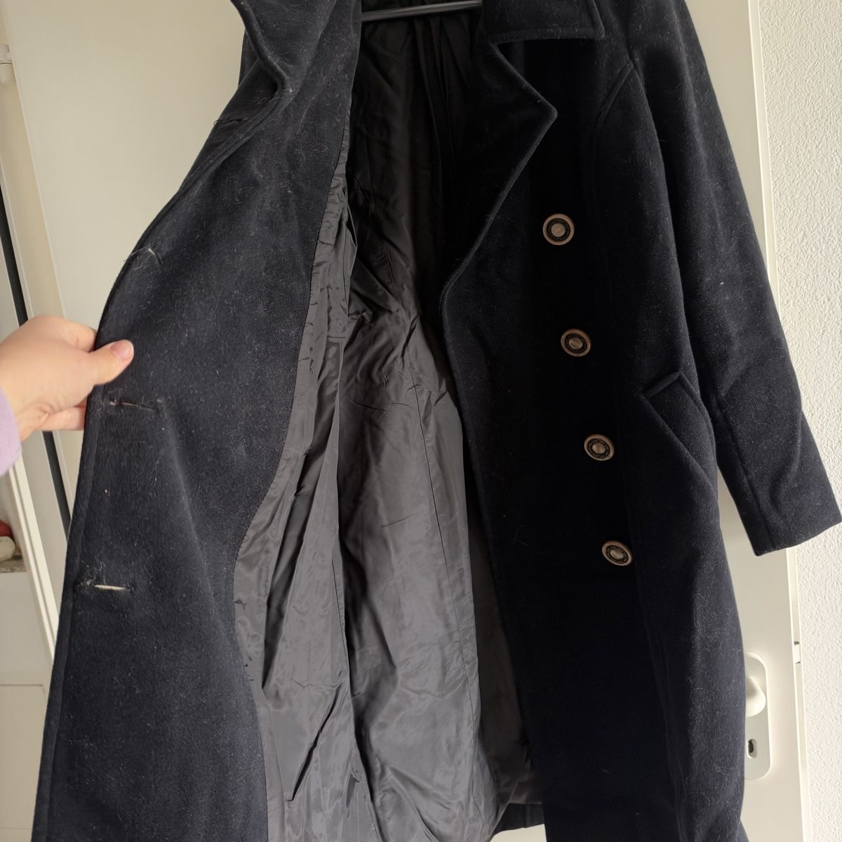 Mäntel: WARM ELEGANT BLACK MIDI WOOL COAT M – Gebraucht aus Zofingen von JumpInVintage 3
