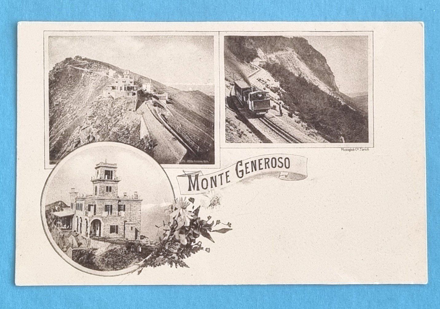 Ansichtskarten: Monte Generoso - Zahnradbahn - alte Ansichtskarte – Gebraucht aus Rothrist von RROENK