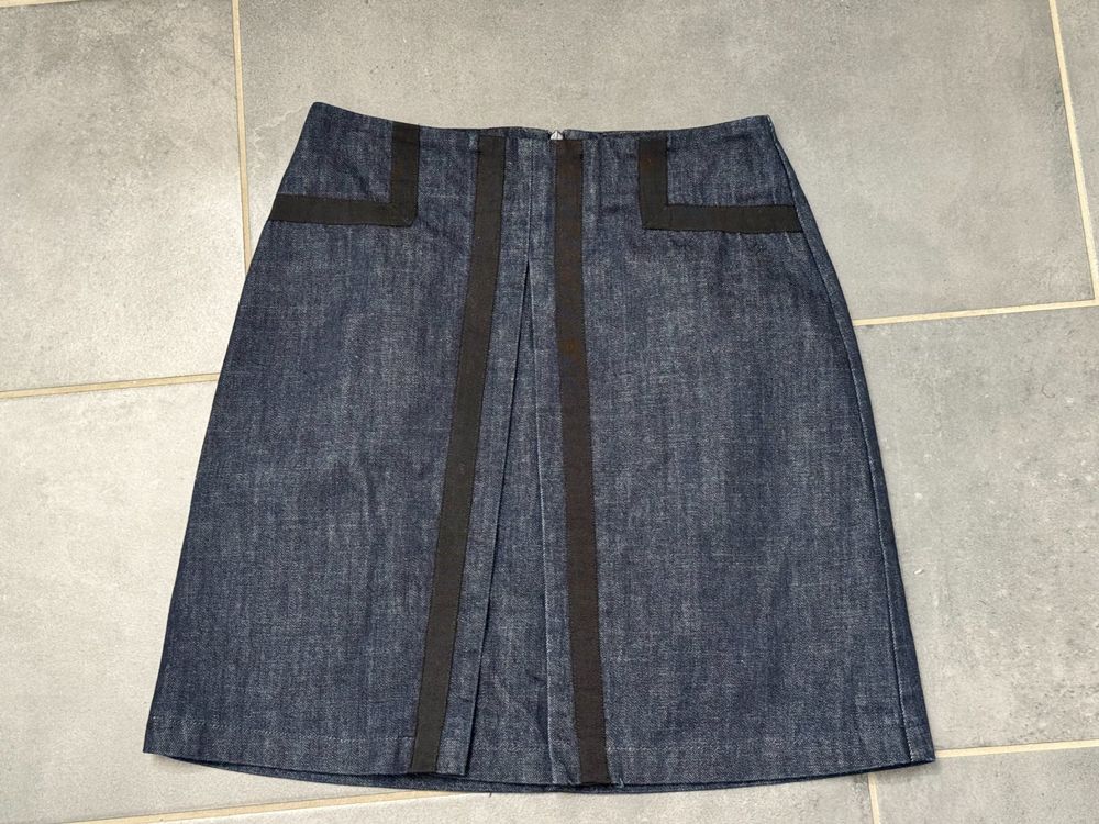 Mini Jupe En Jean L.O.G.G. By H&M - Bleu, Taille 36, Patte De Boutonnage - TrÃ¨s Bon Ã©tat