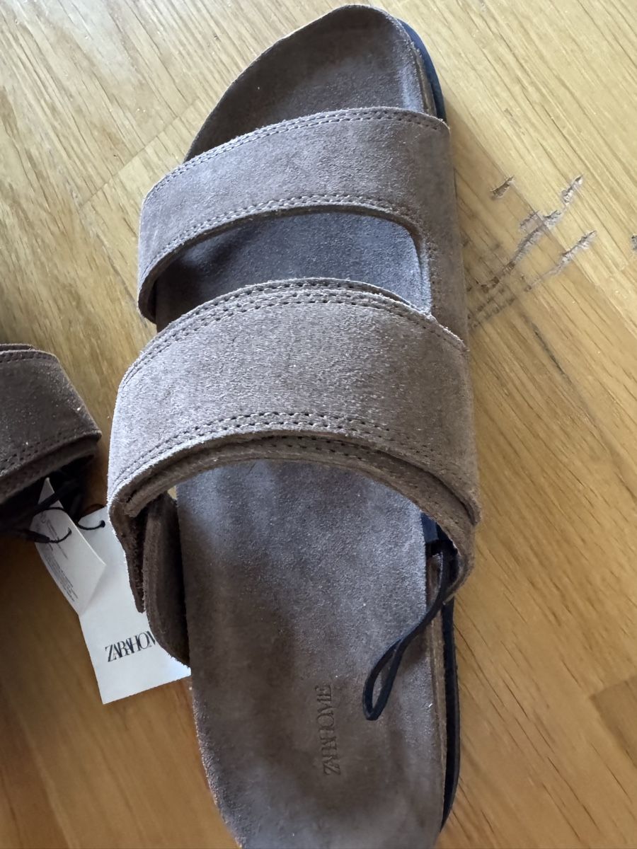 Zara Chaussures hommes: Suede sandals – Neuf avec emballage d'origine à Bern par FashionK92 2