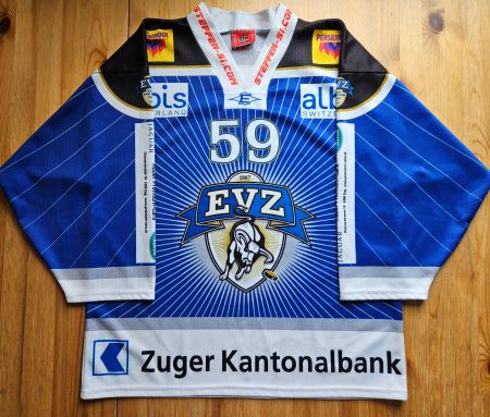 EV Zug Trikot #59 TFS Grösse S EVZ NLA Eishockey Schweiz
