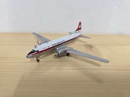 Swissair Convair CV-440 Metropolitan, 1:200 Herpa Metall