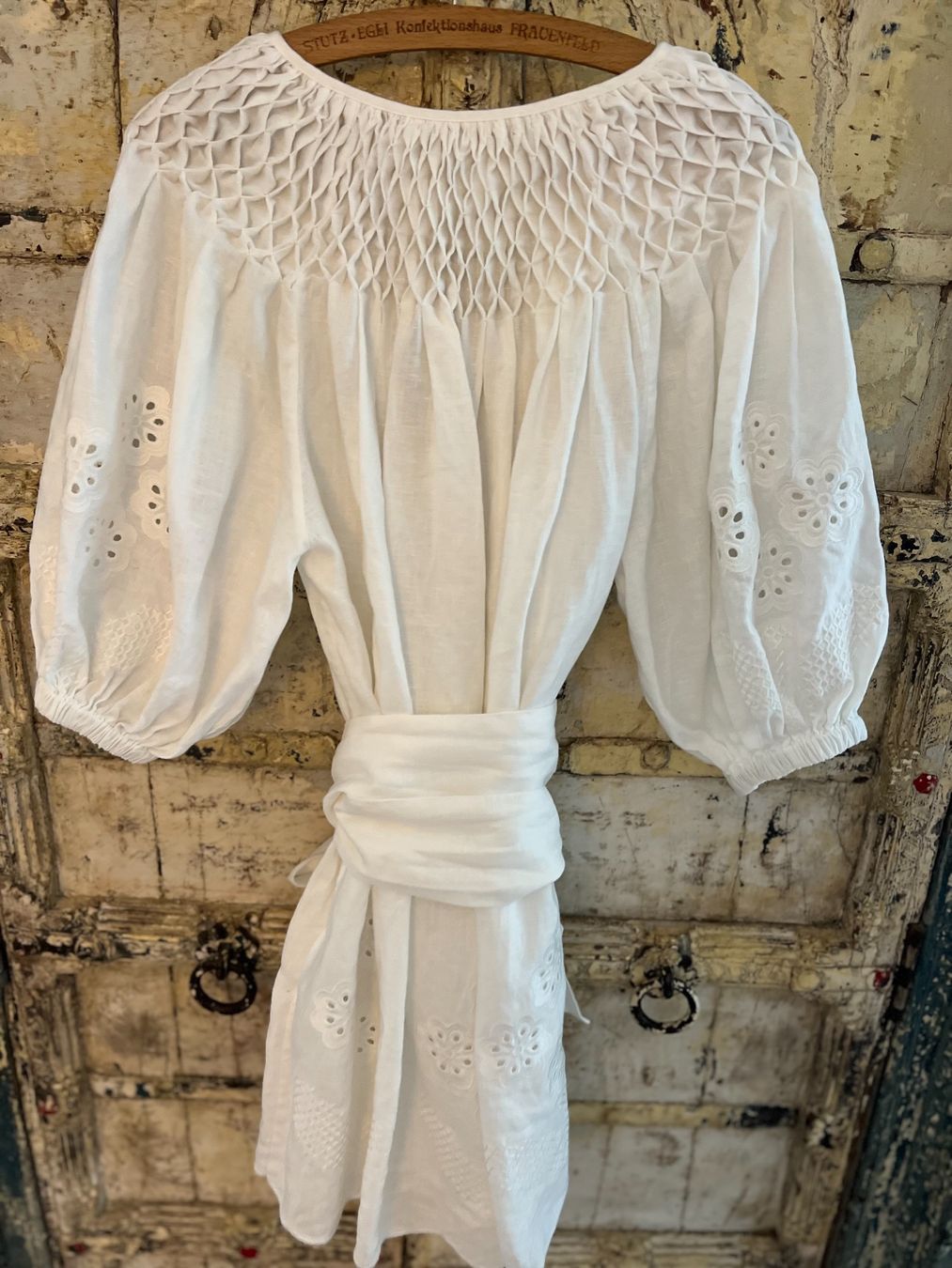 Kleider: 100% Leinenkleid weiss, Grösse 38 – Neu (gemäss Beschreibung) aus Erlenbach ZH von Sinichi 1