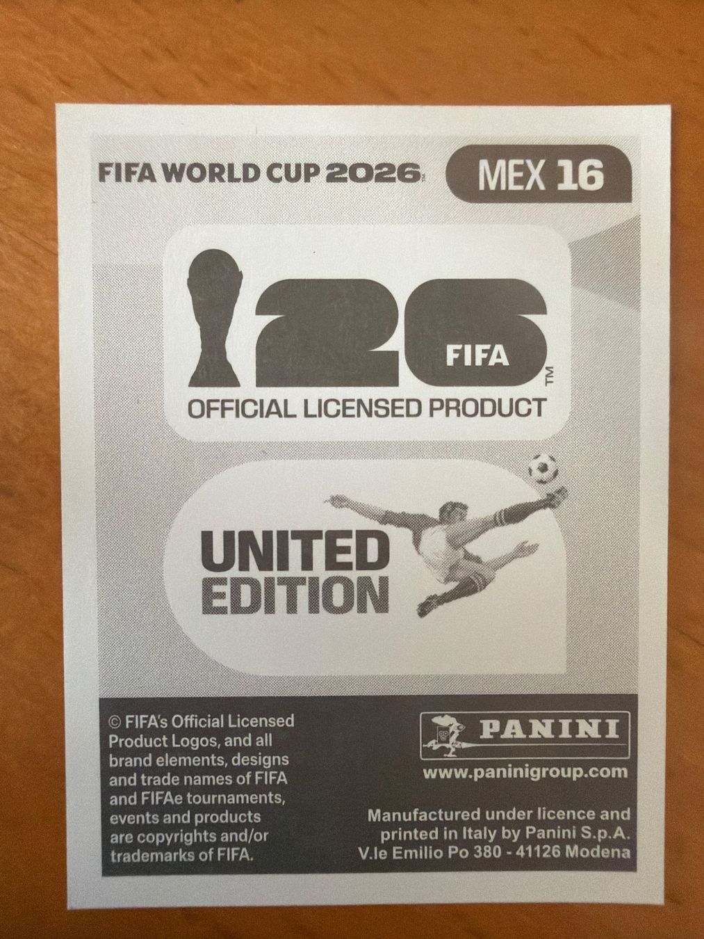 Panini Carte collezionabili: Panini MEX16 – Nuovo (secondo la descrizione) da Susten venduto da Rechnun 1