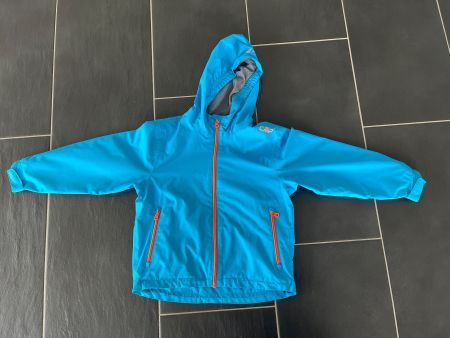 Blaue Regenjacke in Grösse 128