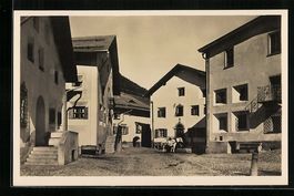 AK Bevers, Strassenpartie im Dorf