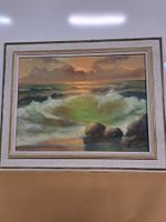 Kunstgemälde von Amati Wellengang