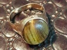 Herrenring in 750 Rotgold