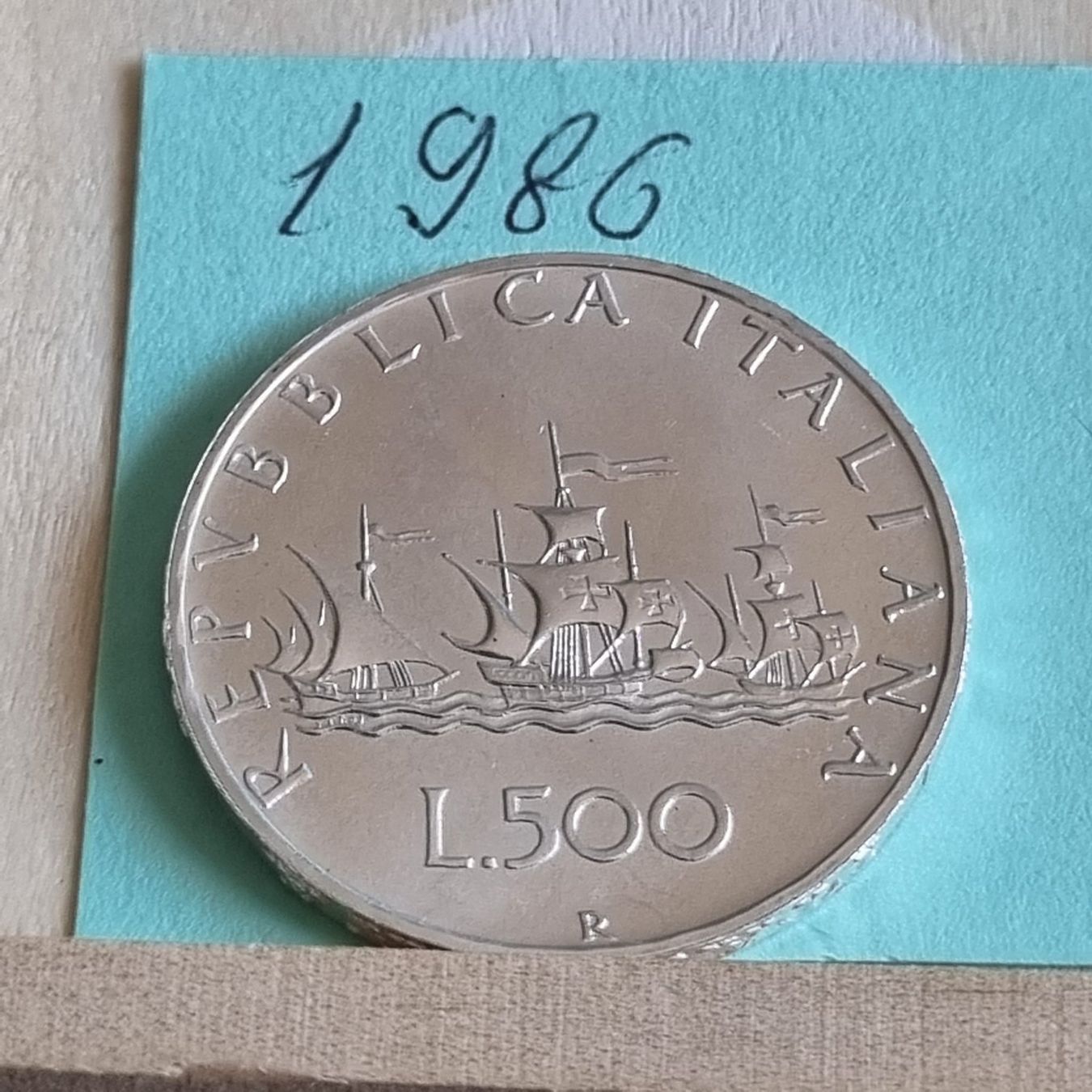 Tutti le monete: 500 Lire 1986 Italie ARGENT – Usato da Genève venduto da cor_2ryx 1