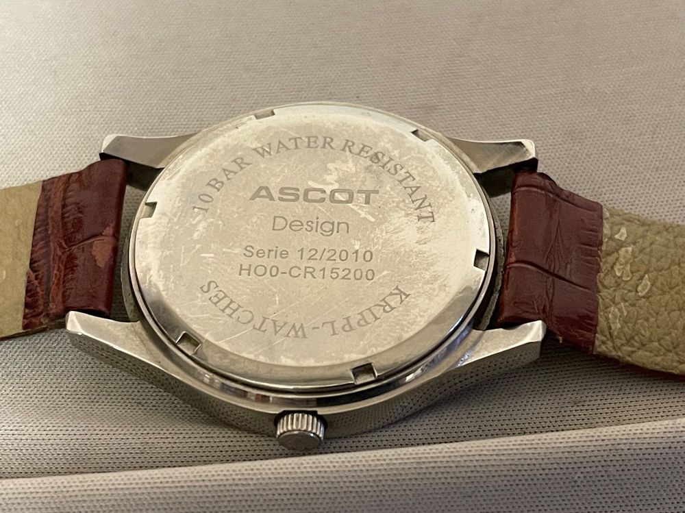 Uhr ASCOT Design Moonphase Nr 65 Kaufen auf Ricardo