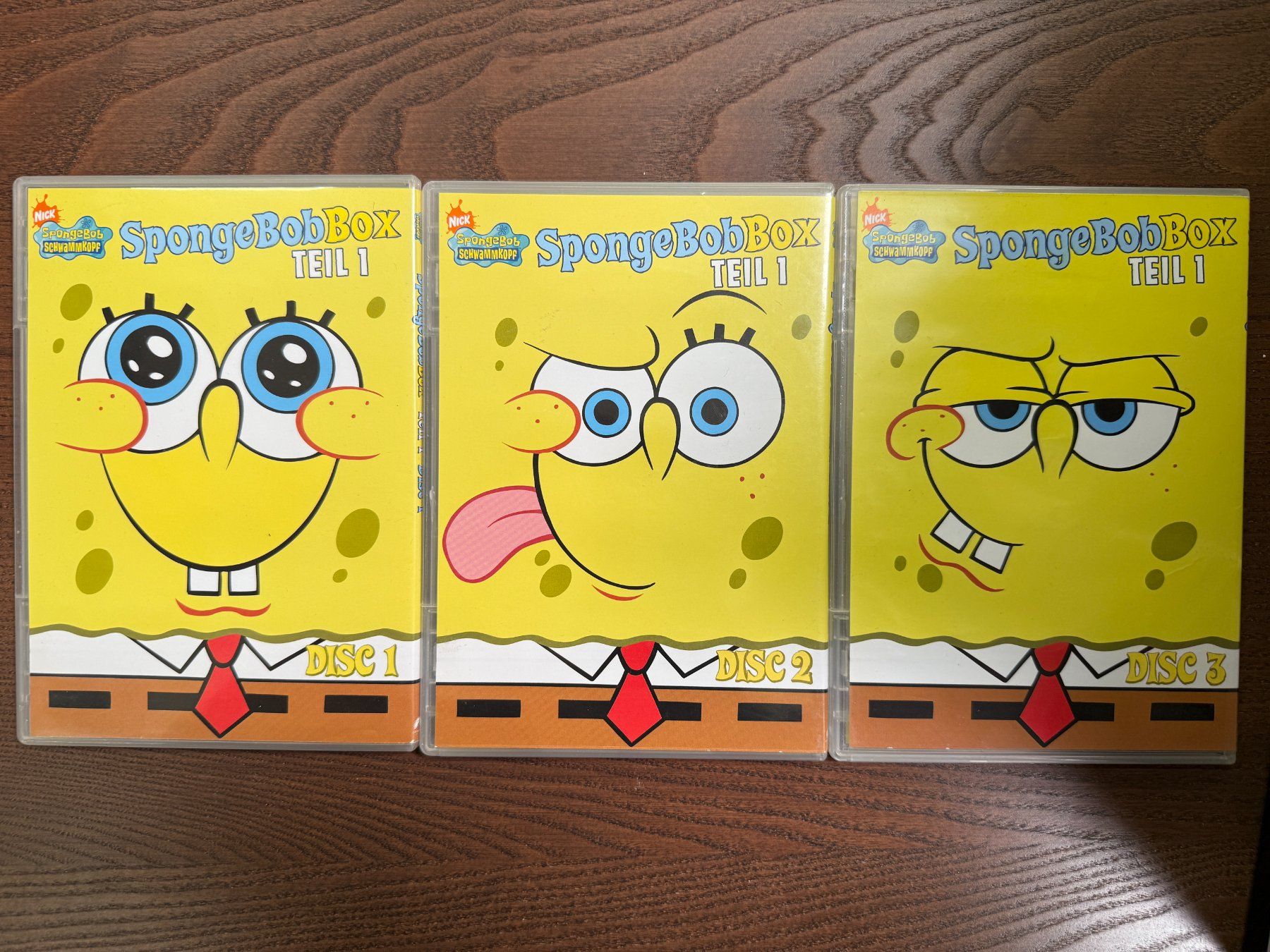 Alle DVDs: SpongeBob Box - Disc 1 bis 3 – Gebraucht aus Zürich von FilmFreunde 1