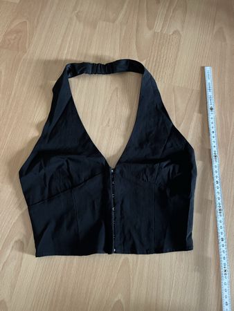 Partytop Vneck Grösse XS schwarz top Pull&Bear