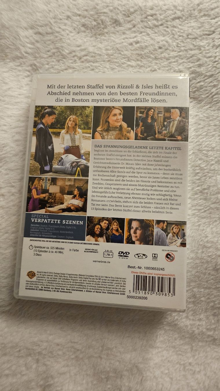 Tutti i DVDs: Rizzoli & Isles 7. Staffel – Nuovo (secondo la descrizione) da Birmensdorf ZH venduto da Phoenyx15 1