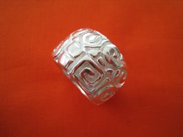 NEU massiver Ring 925 Silber - 34 Gramm - Grösse 55