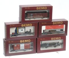 5 BEMO RhB Güterwagen, OVP