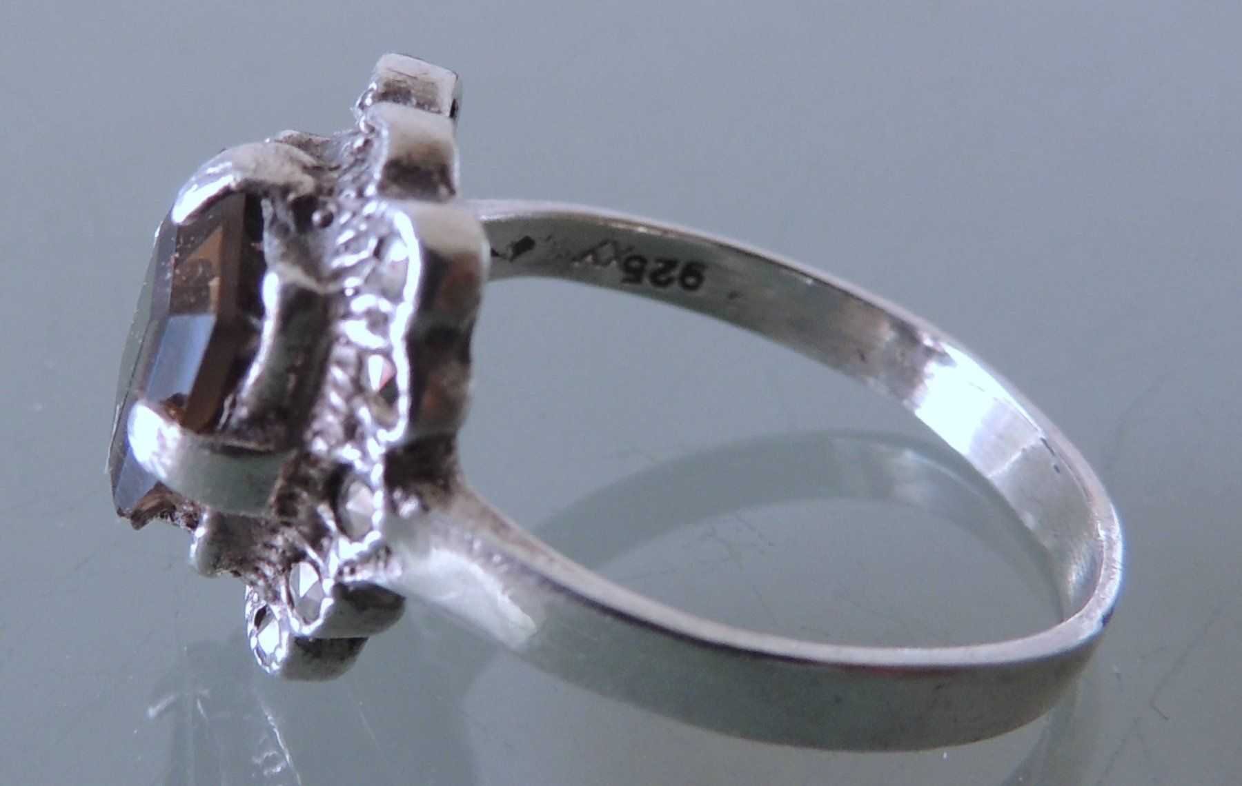 Ringe: Rauchquarz Silber 925 Fingerring Gr. 57 – Gebraucht aus Waldenburg von schaller707 4