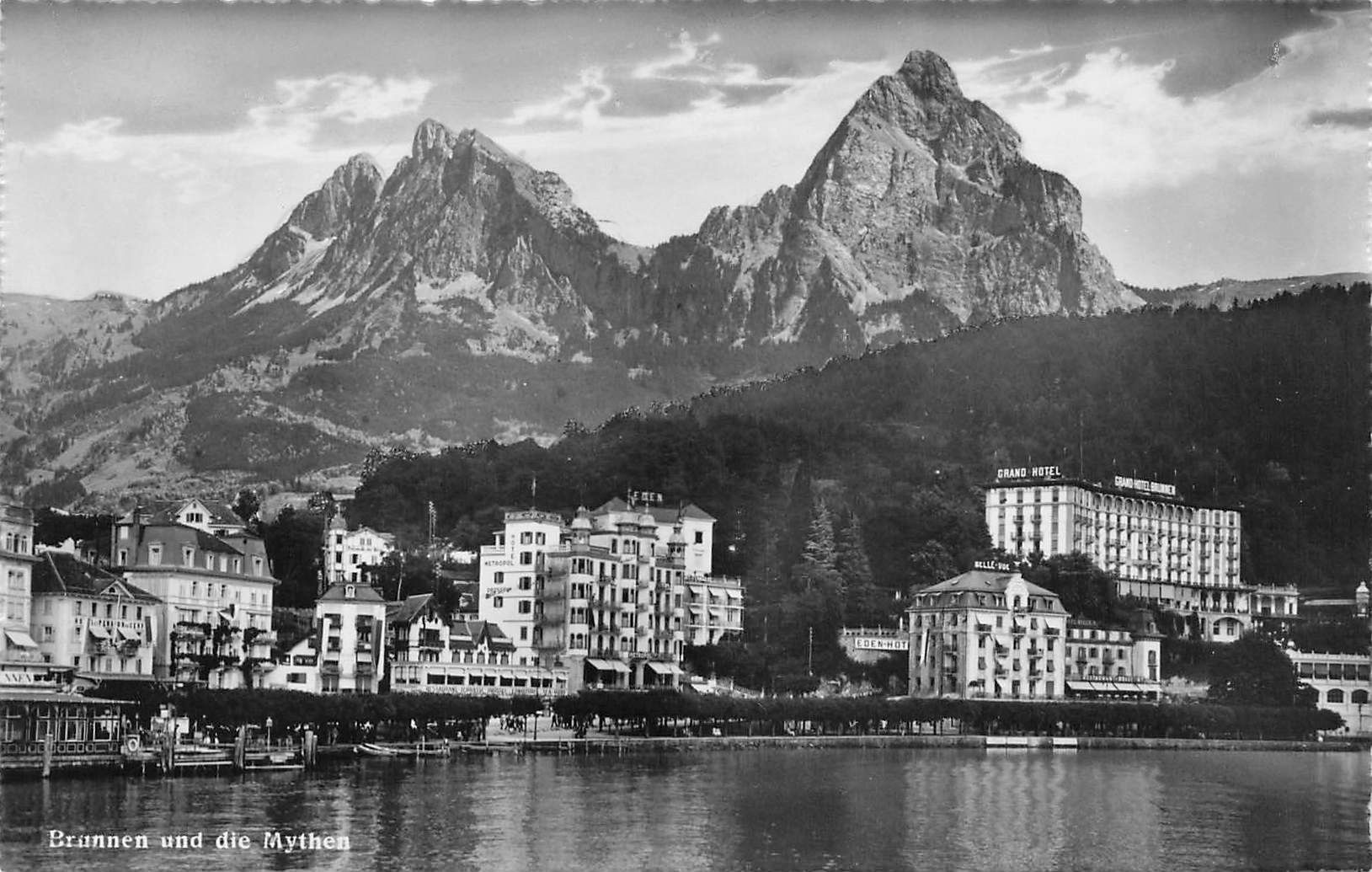 Cartoline postali: Brunnen Ingenbohl – Usato da Biasca venduto da Blenio71