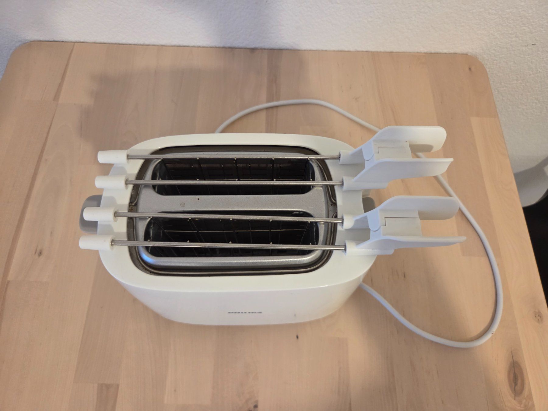 Philips Elettrodomestici da cucina: Philips Toaster – White, Adjustable Browning – Usato da Zürich venduto da KeyboardStep 2