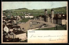 Einsiedeln, Teilansicht aus der Vogelsch