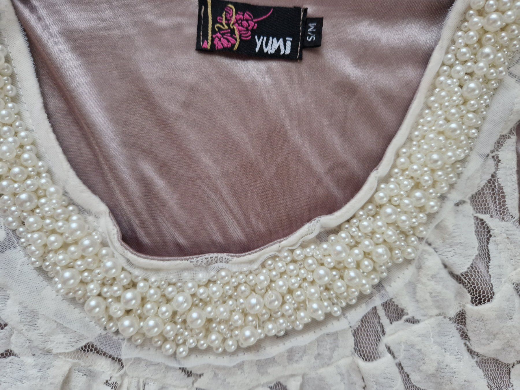 Kleider: Kleid aus Spitze mit Perlen bestickt. NEU! – Neu und originalverpackt aus Küsnacht ZH von 2011_ 9