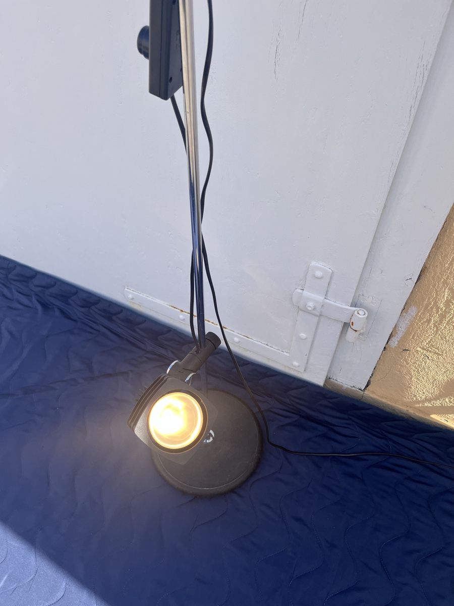 Lampade: Vintage Studio-Stehlampe / Industrial Scheinwerfer-Leuchte – Usato da Hefenhofen venduto da n0rt0n 5