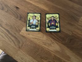Topps Match Attax trading cards OL Lyon FC Barcelona