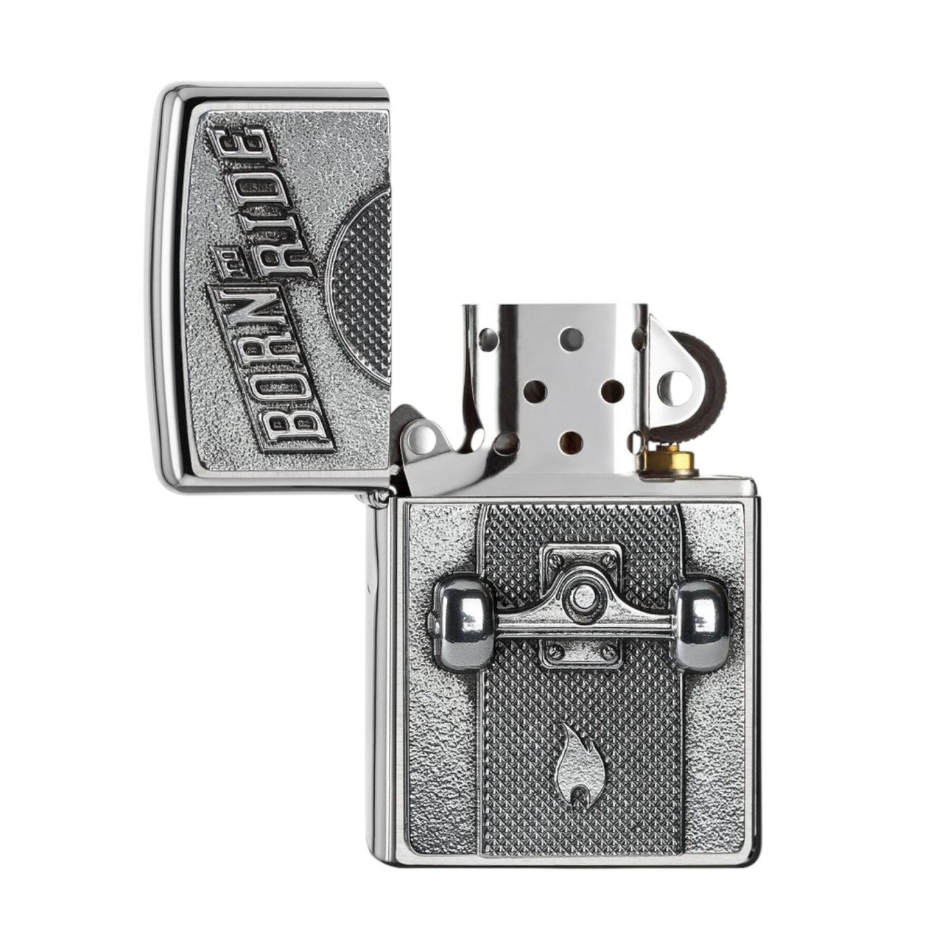 Zippo Accendini: ZIPPO Skateboard Emblem Feuerzeug 2007903 – Nuovo e nell'imballaggio originale da Ennenda venduto da Benzinflamme 1