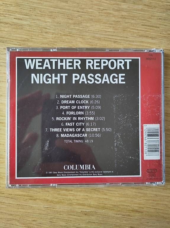 CD: Weather Report - Night Passage – Usato da Birmensdorf ZH venduto da crabalocker67 1