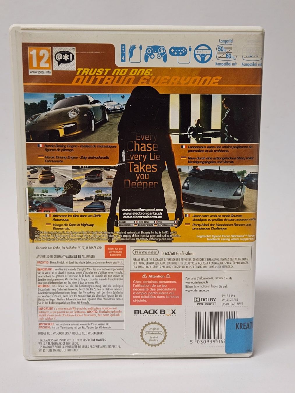 Nintendo Giochi: Nintendo Wii - Need for Speed - Undercover / #WT18 – Usato da Oberdorf BL venduto da BaldenEagle 3