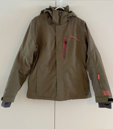 PROTEST PURE Veste de ski / snowboard kaki 10K t. XL