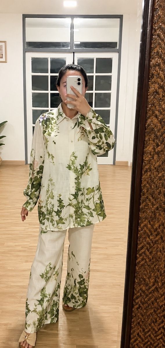 Jumpsuits: Custom-made Linen Blouse & Pants [Freesize] – Neu (gemäss Beschreibung) aus St.Josefen von lop_lh8d