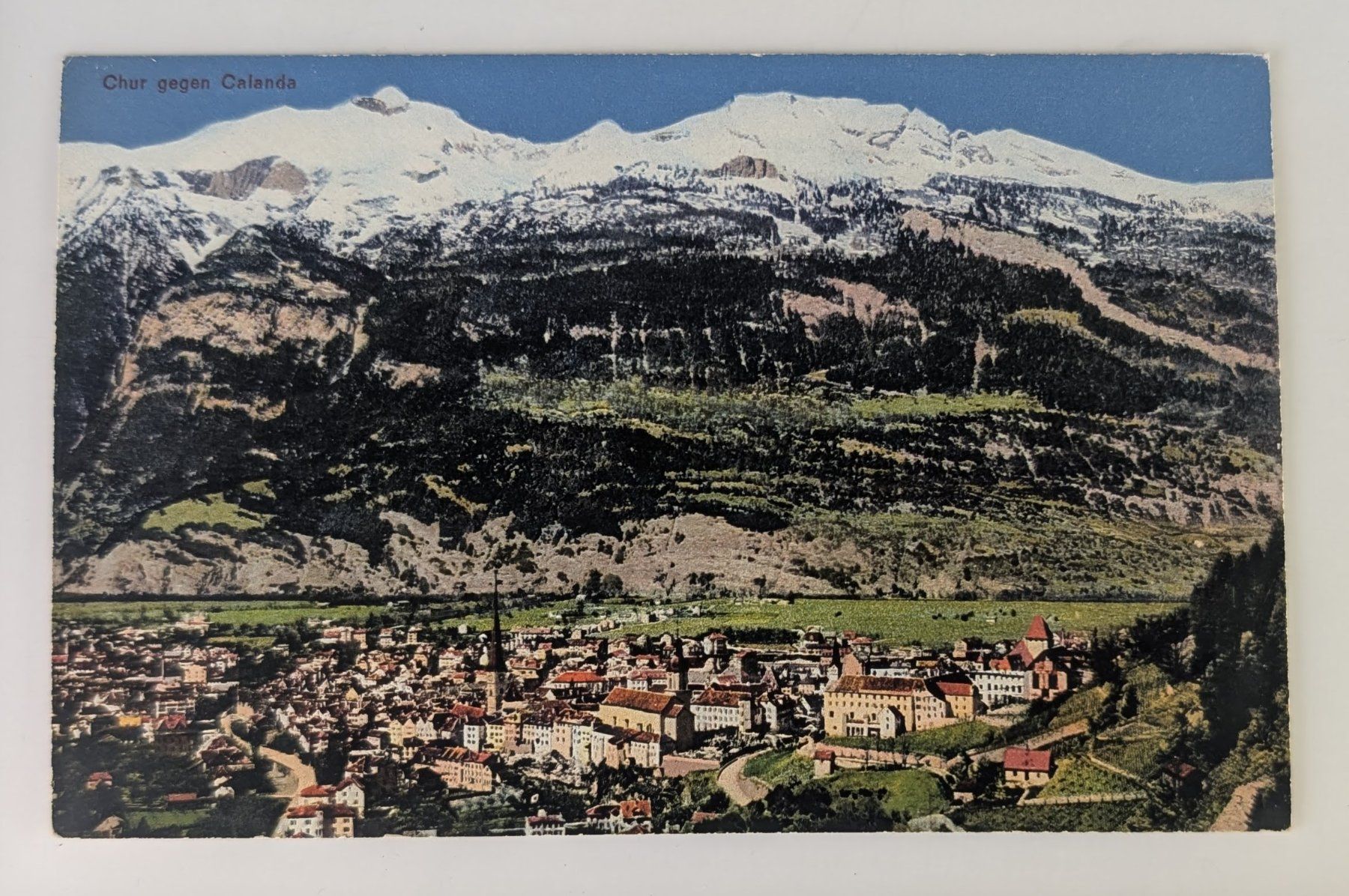 Cartoline postali: Originale alte Ansichtskarte: Chur gegen Calanda, Top ! – Nuovo (secondo la descrizione) da Zürich venduto da 1.Simon