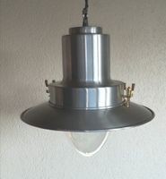 Deckenlampe aus Aluminium mit Glas