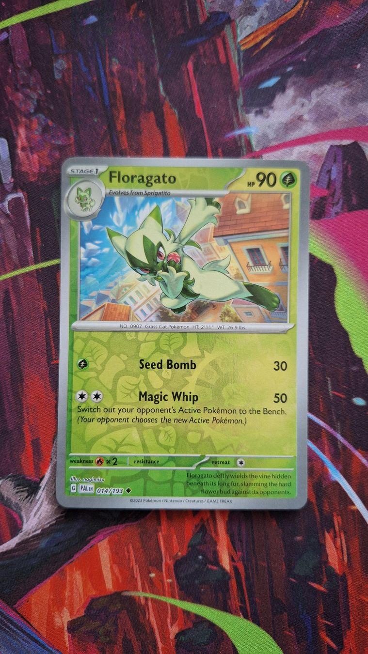 Pokémon Carte collezionabili: Floragato - Reverse Holo - Pokemon Paldea Evolved – Usato da Altstätten SG venduto da GGsGameshop
