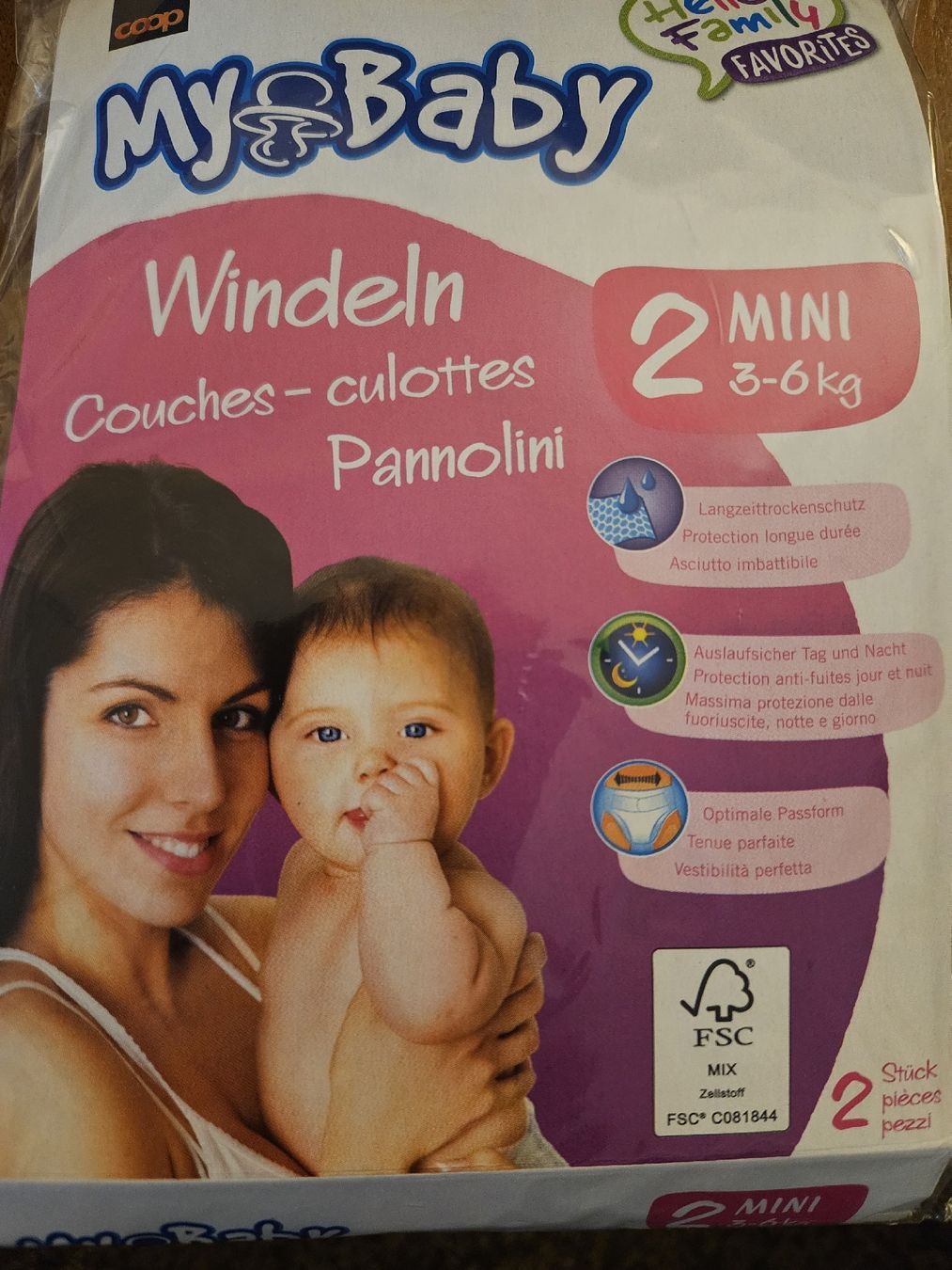 Bacs à couches & couches: Newborn: 2 Windeln – Neuf avec emballage d'origine à Zürich par Lejahan77