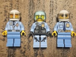 lego 3 figurines city police