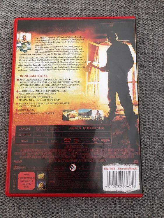 Alle DVDs: THE HILLS HAVE EYES – Gebraucht aus Zollikofen von jde_72zf 1