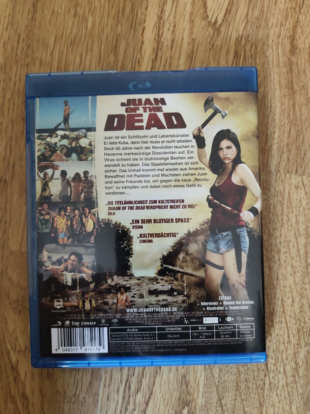 Tutti i DVDs: Juan of the Dead Blu-ray – Usato da Bern venduto da mejito 1