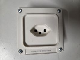 Steckdose weiss Unterputz UP Montage T23 Typ23 ABB NUPU IP22
