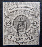 Luxemburg Kat. 4 gest. 1860 Kat. 700 Euro