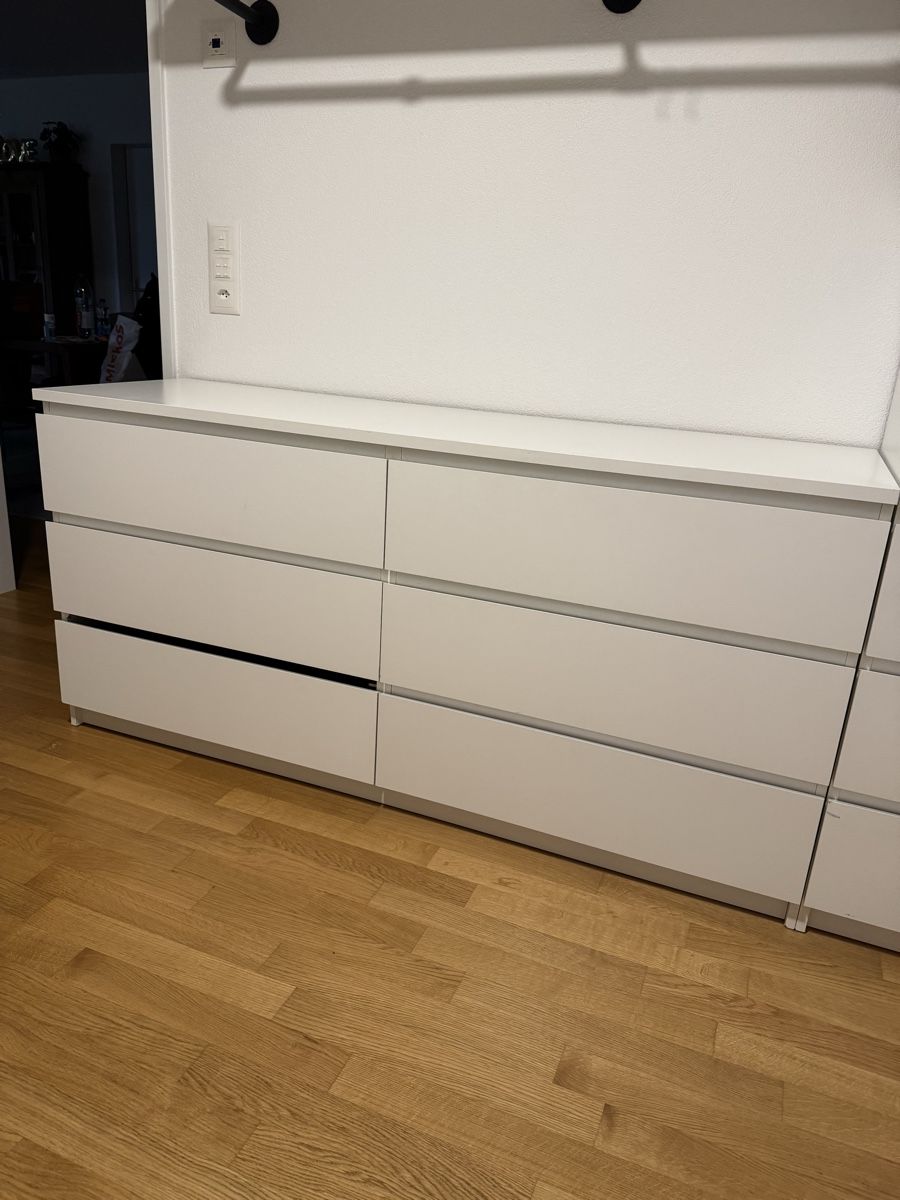 Ikea Cassettiere: MALM Kommode 6 Schubladen, weiss gebraucht  – Usato da Liestal venduto da lue_7pzp 1