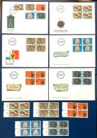 1986  Sondermarken FDC + Viererblock FDC Viererblock Satz ET